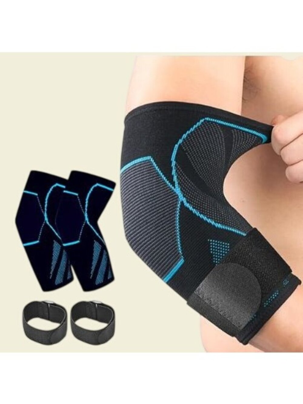 Adjustable Compression Elbow Sleeve Brace - Sports Joint Pain Relief